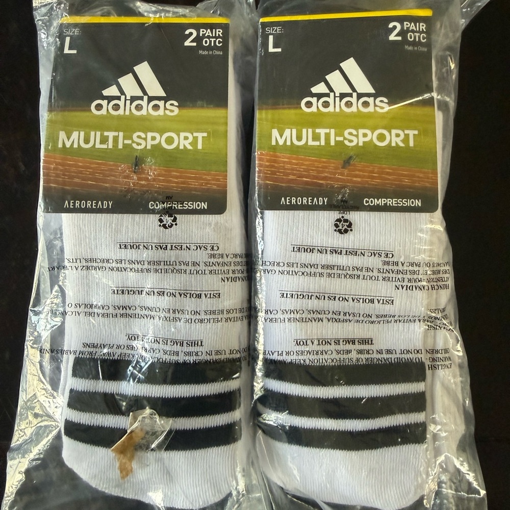 adidas Multi-Sport Socks - Black and White